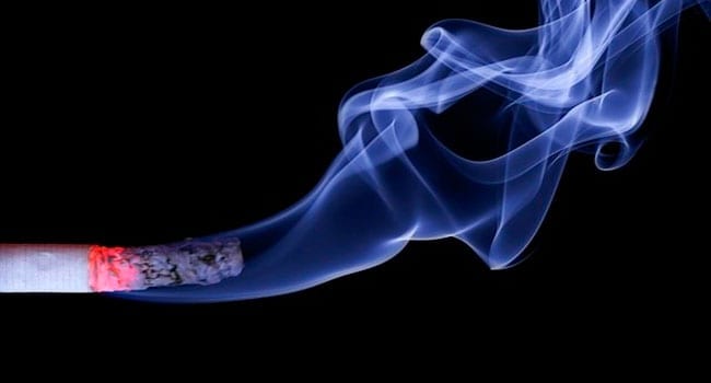 Smoking alleviates psychiatric symptoms