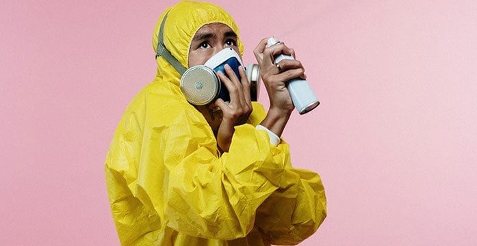covid-10 sanitization hazmat Suspect COVID-19 test an affront to human dignity