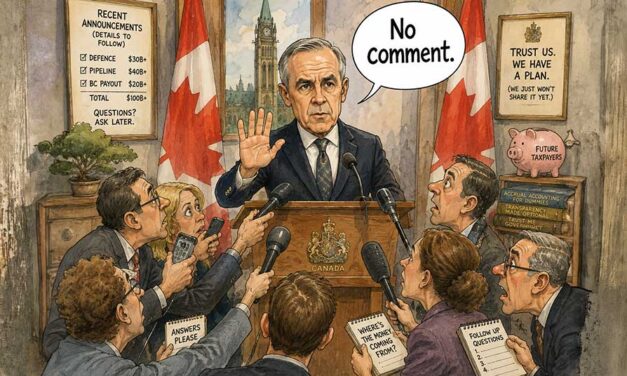 Carney wants your trust, not your questions